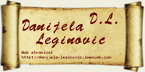 Danijela Leginović vizit kartica